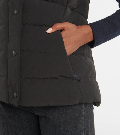 Shop Canada Goose Freestyle Down Vest In Black