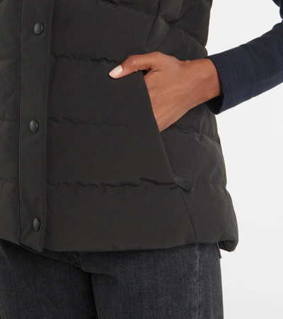 Canada Goose Freestyle Quilted Shell Down Vest In Black