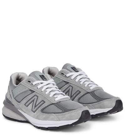 Shop New Balance Made In Us 990v5 Paneled Sneakers In Grey