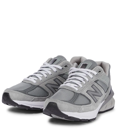 Shop New Balance Made In Us 990v5 Paneled Sneakers In Grey