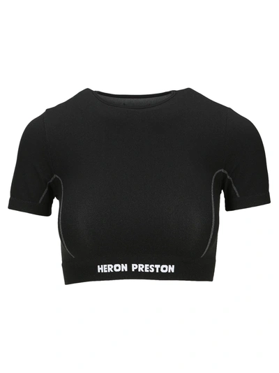 Shop Heron Preston Logo In Black