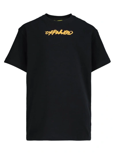 Shop Off-white Kids T-shirt For Unisex In Black