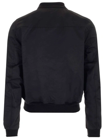 Shop Rick Owens Gethsemane Bauhaus Flight Jacket In Black