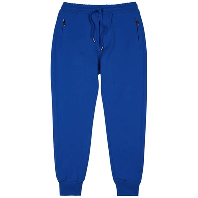 Shop Dolce & Gabbana Blue Cotton Sweatpants
