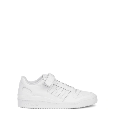 Shop Adidas Originals Forum White Leather Sneakers