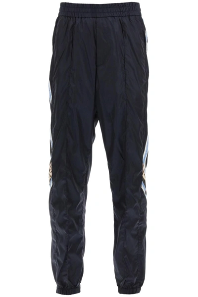 Shop Versace Technical Jogger Pants In Mixed Colours