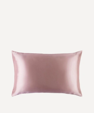 Slip Queen Silk Pillowcase In Pink