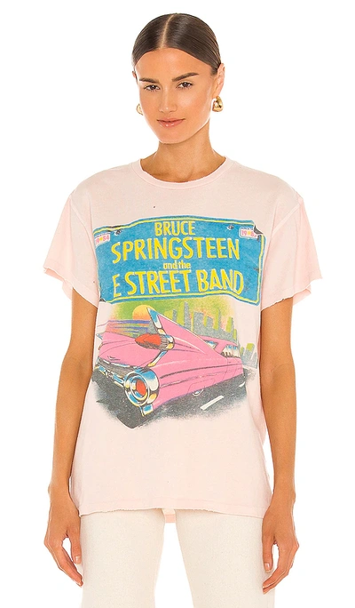 Shop Madeworn Bruce Springsteen Tee In Pink