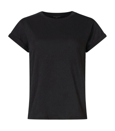 Shop Allsaints Cotton Anna T-shirt In Black