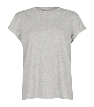 Shop Allsaints Cotton Anna T-shirt In Grey