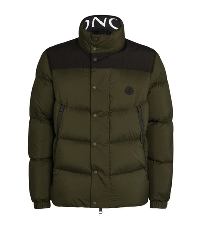Shop Moncler Quilted Timsit Jacket In Green