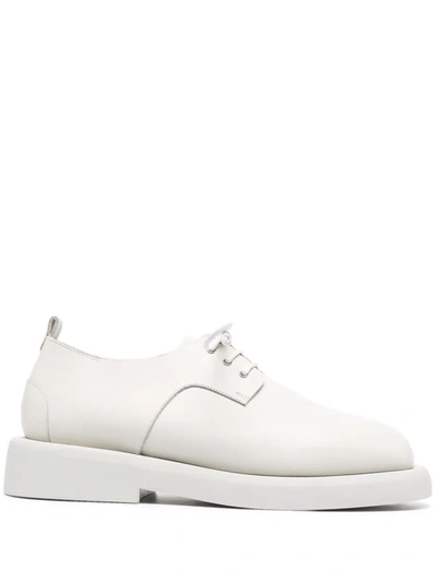 Shop Marsèll Leather Lace-up Derby Shoes In Nude
