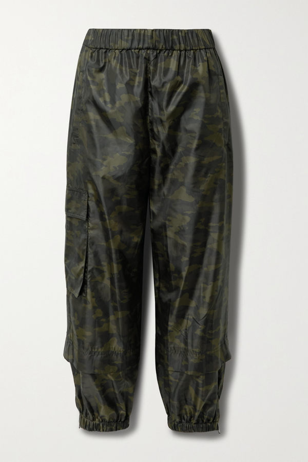 tibi tech camouflage cargo pant