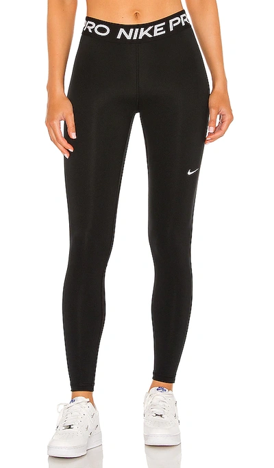 Shop Nike Np 365 Tight In Black & White