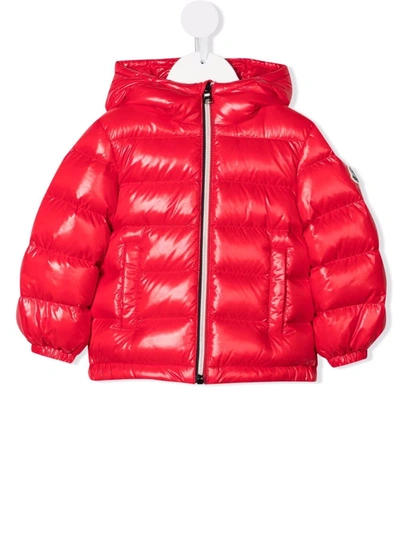 Shop Moncler Aubert Padded Jacket In Red
