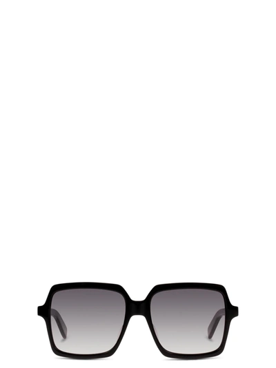 Shop Saint Laurent Sl 174 Black Sunglasses