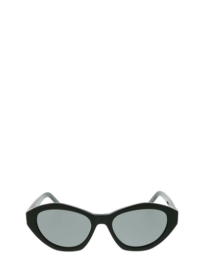 Shop Saint Laurent Sl M60 Black Sunglasses