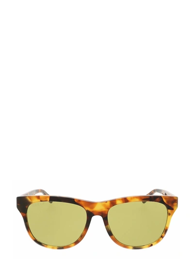 Shop Gucci Gg0980s Havana Sunglasses