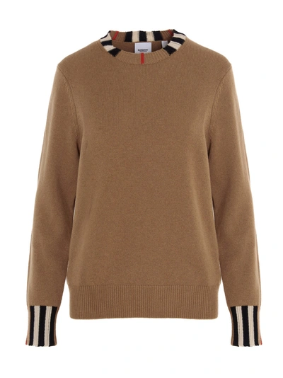 Shop Burberry Eyre Sweater In Beige