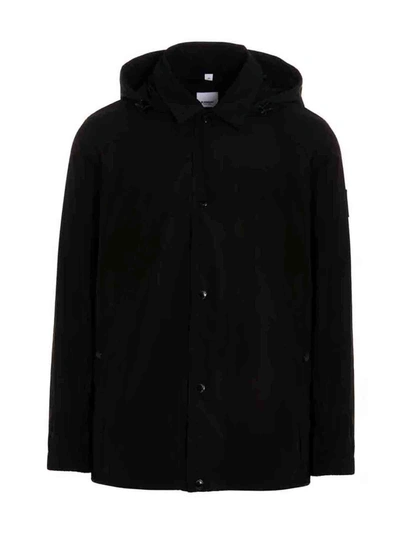 Shop Burberry Ealing Jacket In Black
