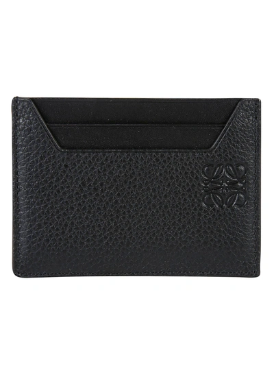 Shop Loewe Plain Card Holder In Black