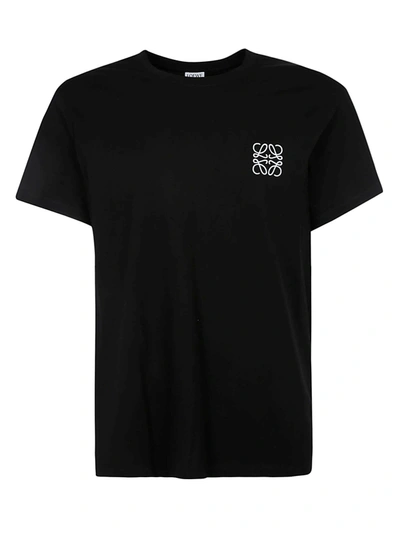 Shop Loewe Anagram T-shirt In Black