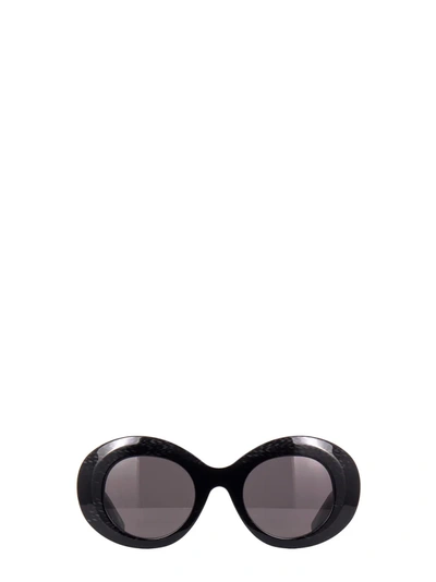 Shop Balenciaga Bb0120s Black Sunglasses