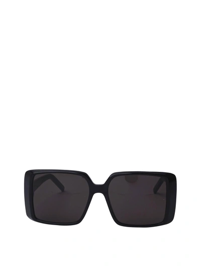 Shop Saint Laurent Sl 451 Black Sunglasses