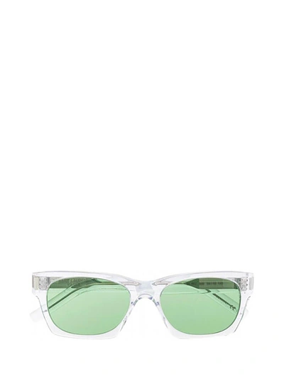 Shop Saint Laurent Sl 402 Crystal Sunglasses