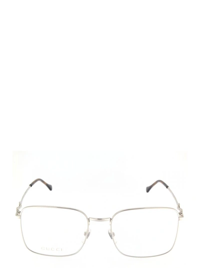 Shop Gucci Gg0951o Silver Glasses