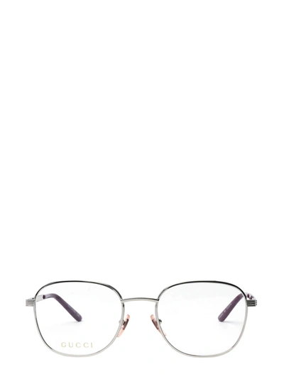 Shop Gucci Gg0805o Silver Glasses