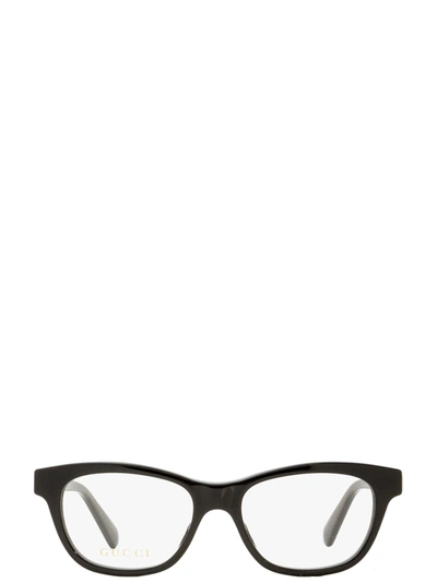 Shop Gucci Gg0372o Black Glasses