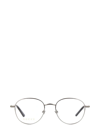 Shop Gucci Gg0392o Ruthenium Glasses