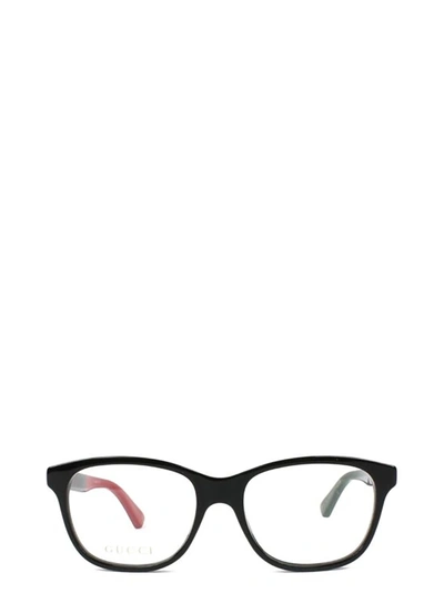 Shop Gucci Gg0166o Black Glasses