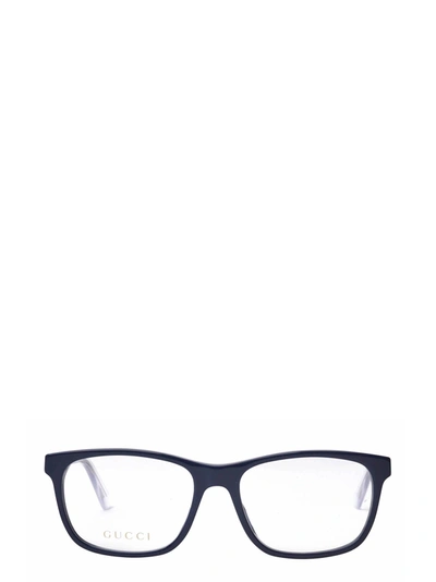 Shop Gucci Gg0490o Blue Glasses