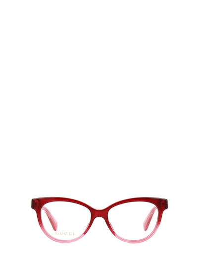 Shop Gucci Gg0373o Red Glasses