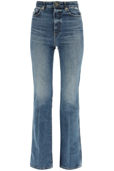 Shop Khaite Danielle Jeans In Blue