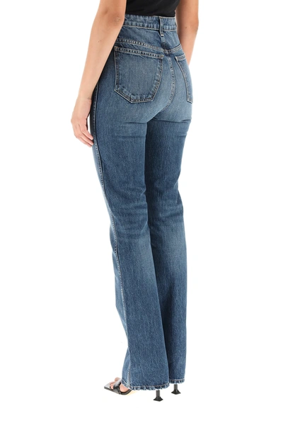 Shop Khaite Danielle Jeans In Blue