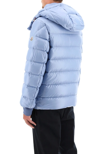 Shop Moncler Cuvellier Down Jacket In Light Blue