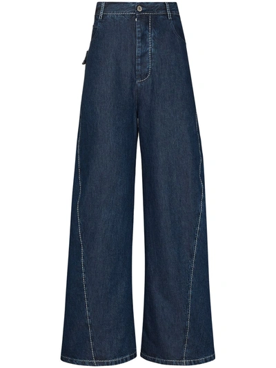 HIGH-RISE WIDE-LEG JEANS