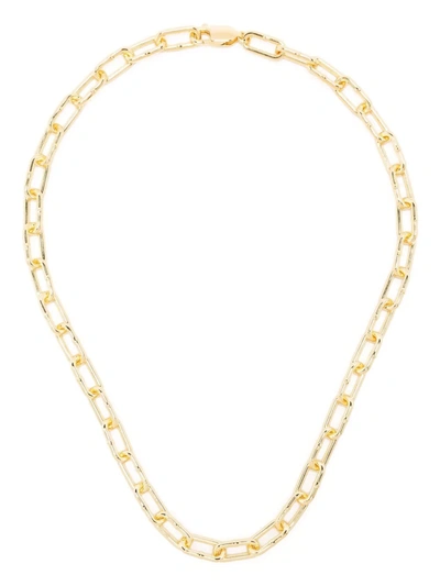 Shop Bottega Veneta Cable-link Necklace In Gold