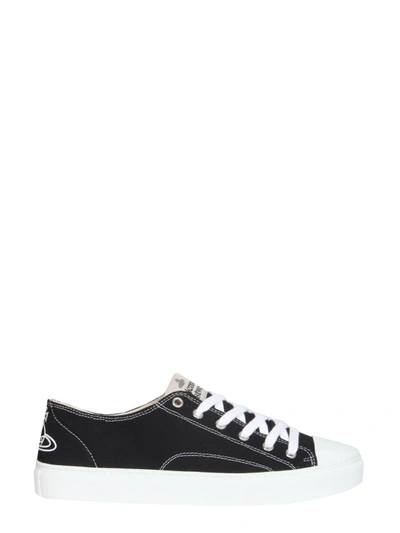 Shop Vivienne Westwood Lace-up Sneakers In Black