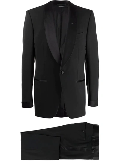 Shop Tom Ford James Bond Tuxedo Suit In Schwarz