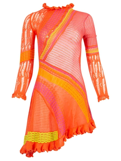 Roberta Einer Ali Mini Dress Coral Red
