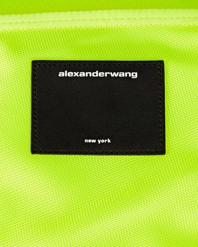 Shop Alexander Wang Primal Nylon Shoulder Bag In Yellow