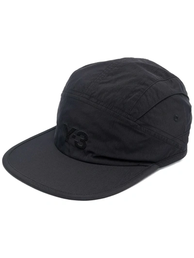 Shop Y-3 Logo-print Drawstring Cap In Schwarz