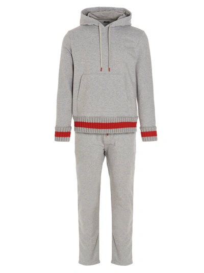 Shop Kiton Tracksuit In Grey
