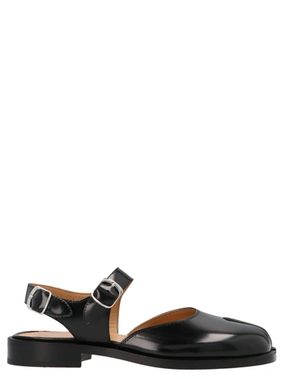 Shop Maison Margiela Tabi Shoes In Black