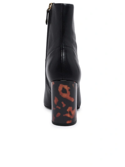 Shop Michael Michael Kors Black Leather Marcella Ankle Boots