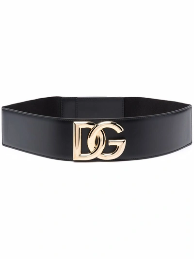Shop Dolce & Gabbana Belts Leather Brown
